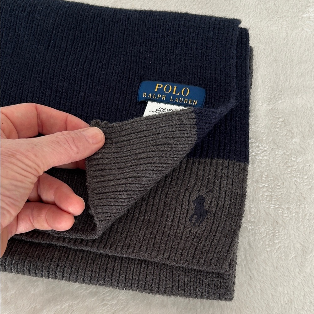 Polo by Ralph Lauren Men's Two-Tone Scarf